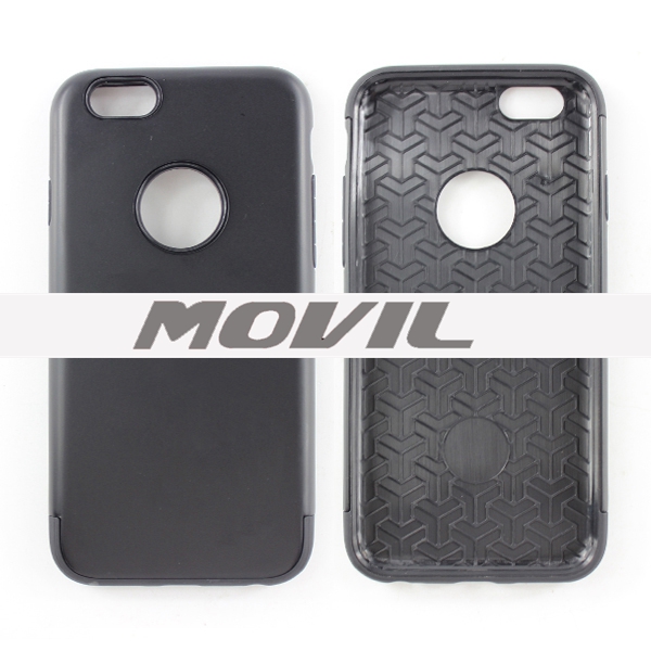 NP-2475 2 en 1 tpu    pc funda  para Apple iPhone 6-12